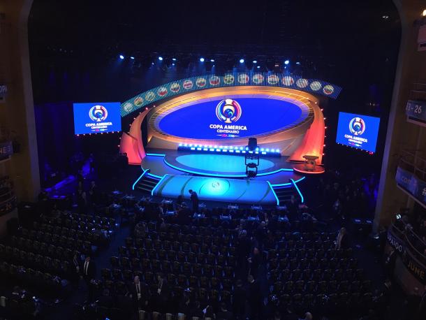 The draw took place at a decked out Hammerstein Ballroom at the Manhattan Center in New York (Photo via VAVEL).