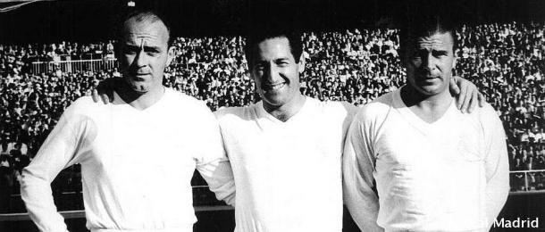 Di Stefano, Gento y Puskás, tres leyendas españolas y del Real Madrid | Foto: @realmadrid
