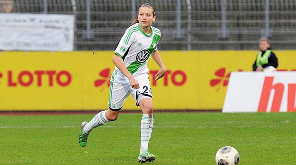 Wedemeyer is a player with a big future ahead of her, her manager believes. | Photo: VfL Wolfsburg Frauen