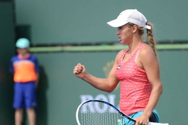 Putintseva holds at an important moment and seals victory | Photo courtesy of: Christopher Levy