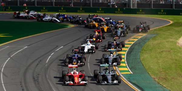 Salida del Gran Premio de Australia | Fuente: @F1
