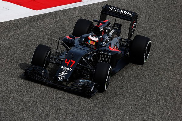 Stoffel Vandoorne, con los sensores de aerodinámica | Fuente: @McLarenF1
