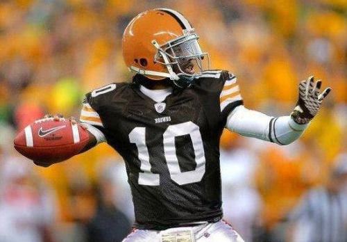 Depiction of Robert Griffin III in a Browns uniform via @SportsPowerTalk on Twitter