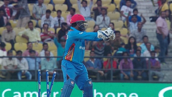 Shehzad dances as his team keep taking wickets | Photo: icc.com