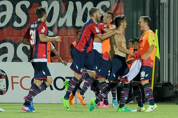 El gol de Falcinelli que ponía el 2-0 | Foto: Crotone