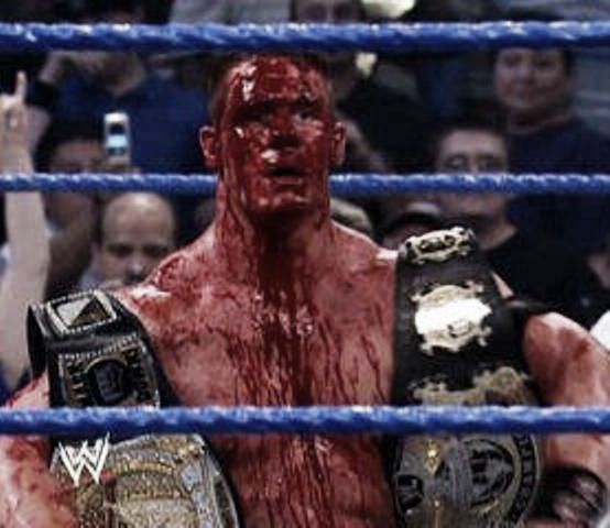 Cena is no stranger to blood. Photo- www.wrestlestars.com