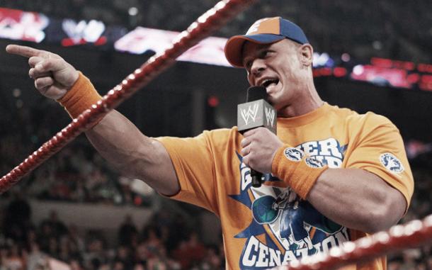 Cena prefers the storytelling aspect of the WWE (image: wrestling,media.org)