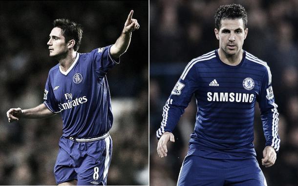 Can Fabregas catch the Chelsea legend's record? Photo- www.telegraph.co.uk