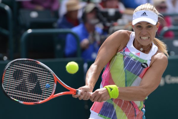 Kerber with the first break | Photo: Christopher Levy