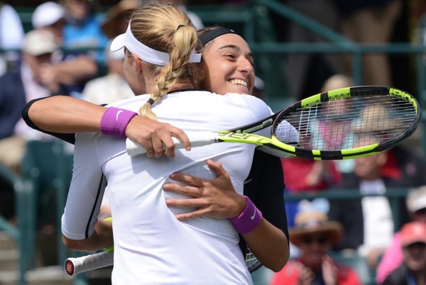 Doubles win ending a tough week for Garcia | Photo: Christopher Levy