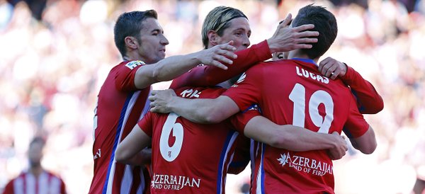 L'esultanza dei colchoneros. Fonte: clubatleticodemadrid.es