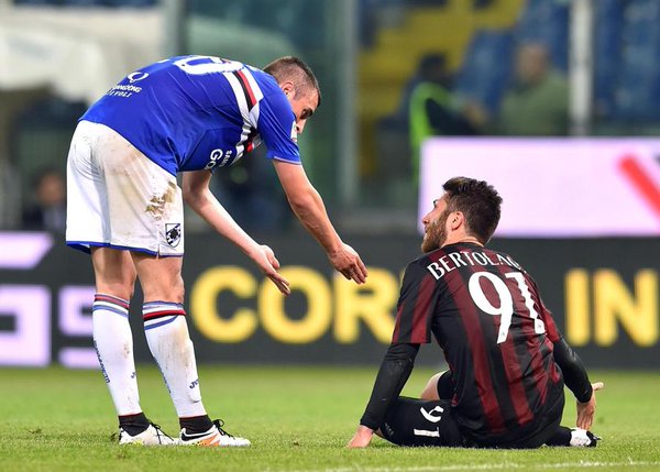 Sampdoria Milan 0-1, Gazzetta World