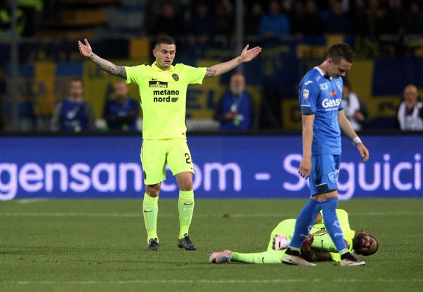 Empoli Hellas Verona 1-0, Twitter HellaVeronaFC