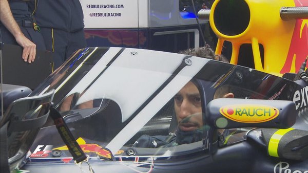 Daniel Ricciardo prueba el diseño de protección de Red Bull | Fuente: @F1