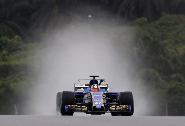 Leclerc durante los libres del GP de Malasia. Fuente: Getty Images