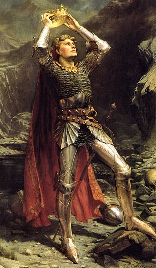 El Rey Arturo según Charles Ernest Butler. Fuente: Public Domain