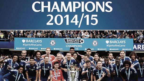 Chelsea campeón de la Premier League 2014/15. Foto: Skysports