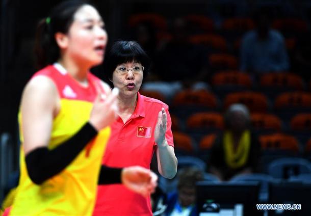 La entrenadora Jenny Lang Ping es una garantía de competitividad para China. | Foto: News.cn