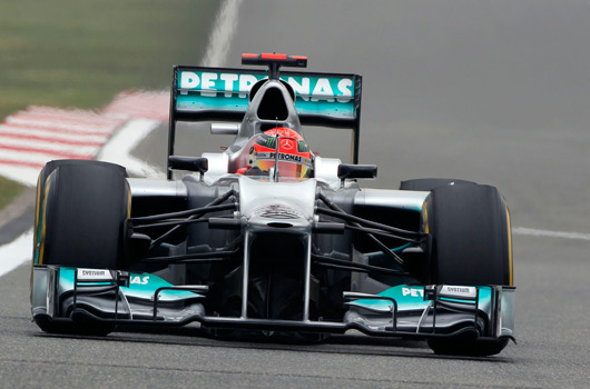 Schumacher no pudo acabar la carrera por un error en boxes. Fuente: Getty