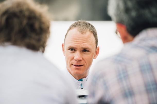 Chris Froome no está teniendo un buen Giro de Italia | Foto: Team Sky