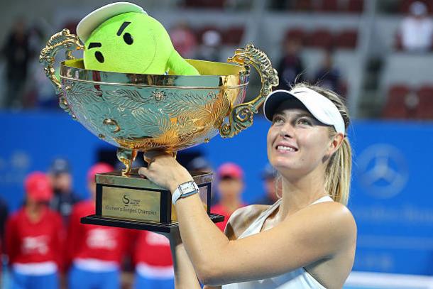 Sharapova beat Petra Kvitova to take the China Open title three years ago (Getty/Chris Hyde)