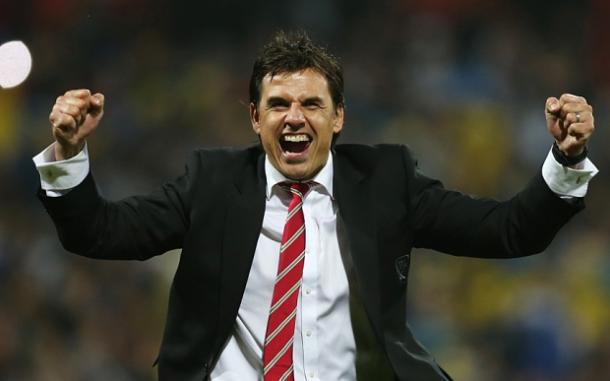 Chris Coleman is the fans choice but he looks set to remain in charge of Wales (photo: The Telegraph)