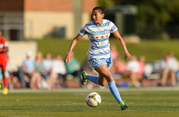 Christen Press can make goals out of nothing for her team | Source: chicagoredstars.com