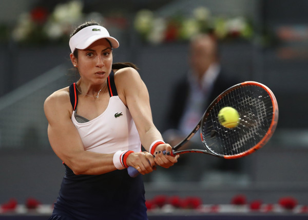 Christina McHale in action at the Mutua Madrid Open | Photo: Julian Finney/Getty Images Europe