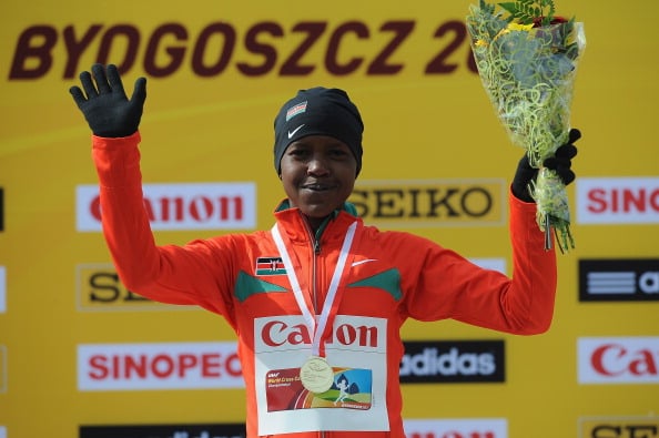 Faith Kipyegon is a former World Cross Country Champion (Getty/Christopher Lee)