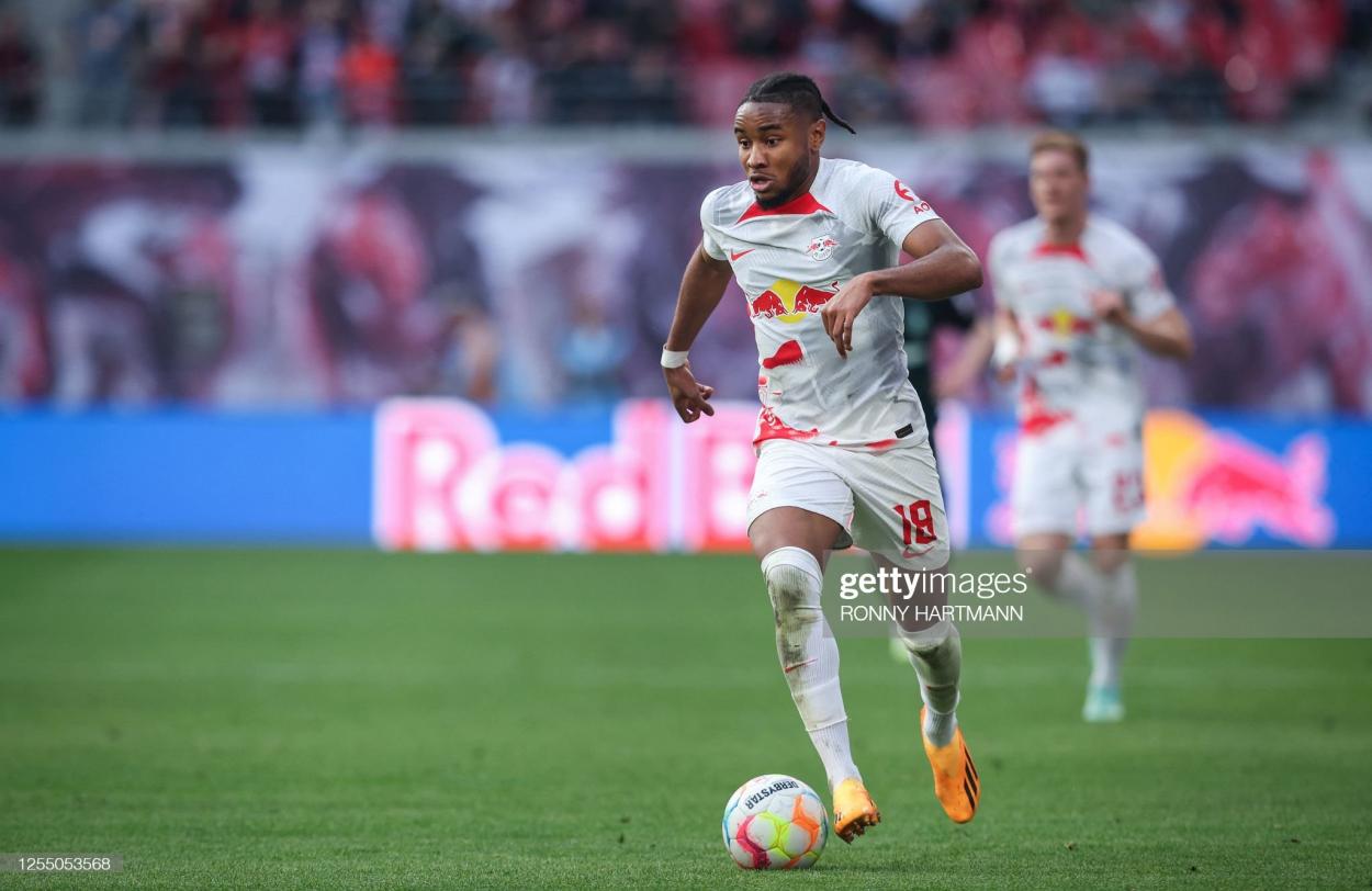 <strong><a  data-cke-saved-href='https://www.vavel.com/en/international-football/2022/05/08/germany-bundesliga/1111026-rb-leipzig-4-0-fc-augsburg-leipzig-get-back-on-track-in-style.html' href='https://www.vavel.com/en/international-football/2022/05/08/germany-bundesliga/1111026-rb-leipzig-4-0-fc-augsburg-leipzig-get-back-on-track-in-style.html'>Christopher Nkunku</a></strong> has four goal contributions in his last four games PHOTO CREDIT: RONNY HARTMANN
