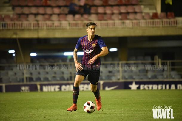 Chumi contra el Espanyol B. FOTO: Noelia Déniz