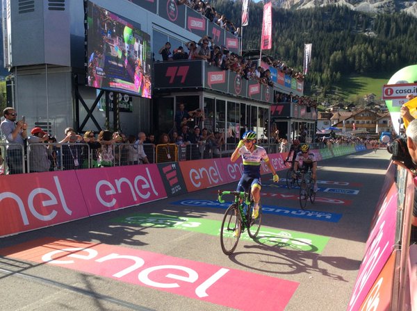 Chaves vince la 14^ tappa. Fonte: giroditalia.it