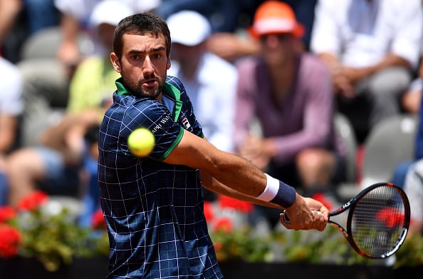 The Croat may have been disappointed to have lost this match but goes into the French Open with some confidence (Photo by Gareth Copley / Getty)