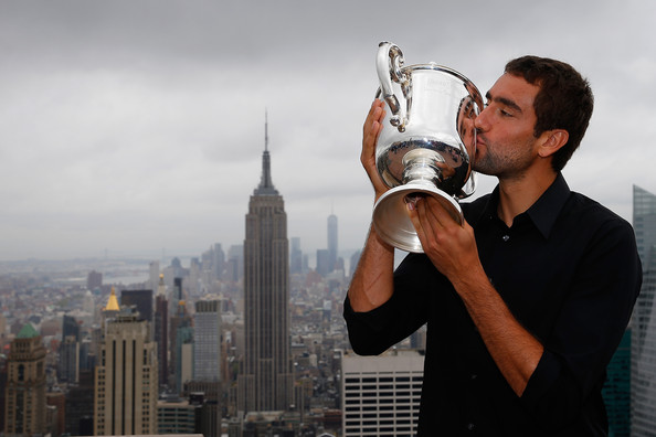 Cilic won his first Grand Slam title under the guidance of Ivanisevic in New York in 2014 (Photo by Chris Trotman / Getty)