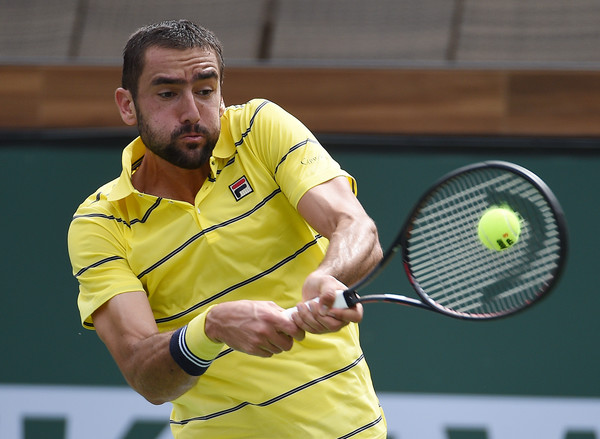 Marin Cilic is seeded second at the second straight Masters 1000 event this week in Miami. He bowed out early in Indian Wells. Photo: Kevork Djansezian/Getty Images