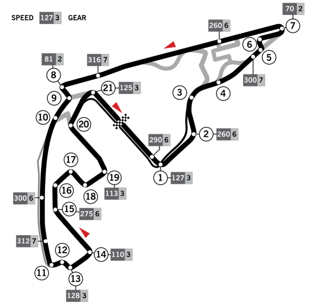 Lap Record: Sebastian Vettel: 1:40.279 (Red Bull, 2009) | Photo; Wikipedia