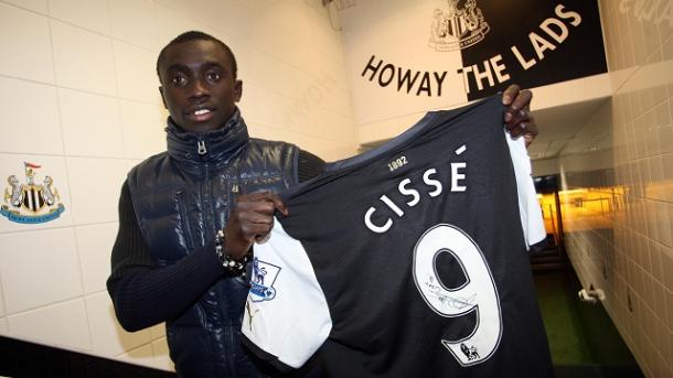 Papiss Cisse unveiled as a Newcastle United player | Photo: nufc.co.uk