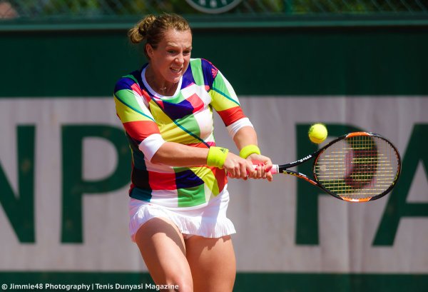 Anastasia Pavlyuchenkova in action at the French Open last year | Photo: Jimmie48 Tennis Photography
