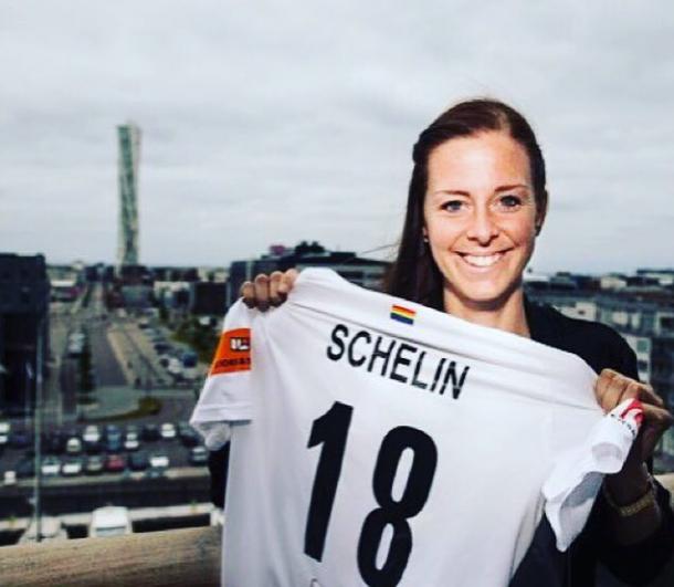Could Rosengård's new signing Lotta Schelin make her debut this weekend? (Photo: @L8Schelin)