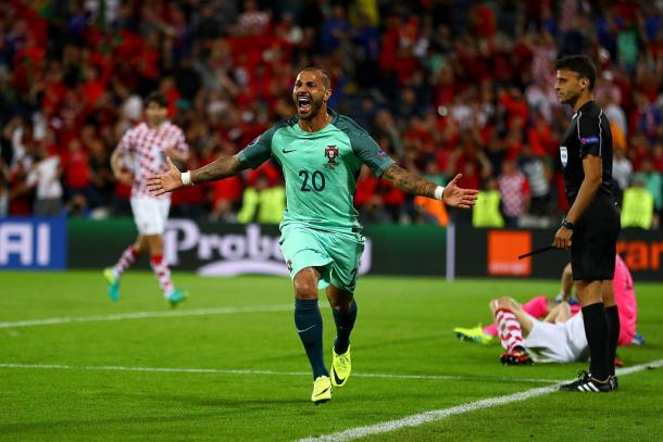 Quaresma celebrates his winner against Croatia | Photo: Getty