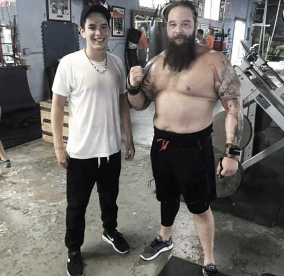 Wyatt is now in fantastic shape. Photo- Twitter.com