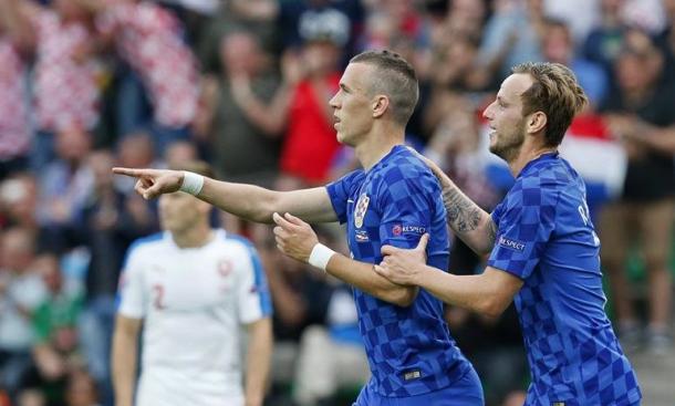 Perisic e Rakitic. Fonte foto: Getty Images.