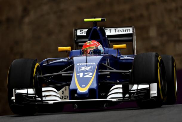 Felipe Nasr durante el Gran Premio de Europa | Fuente: Getty Images