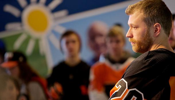 Claude Giroux at the 42nd Annual Flyers Wives Carnival | Photo: Derek Brad Photography)