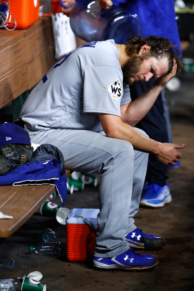 After dominating the Astros in Game 1, Kershaw was knocked around in Game 5/Photo: Jamie Squire/Getty Images