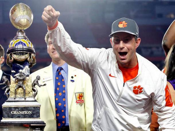 Clemson coach Dabo Swinney and his team get a second chance at the national championship against Alabama/Photo: Ross D. Franklin/Associated Press