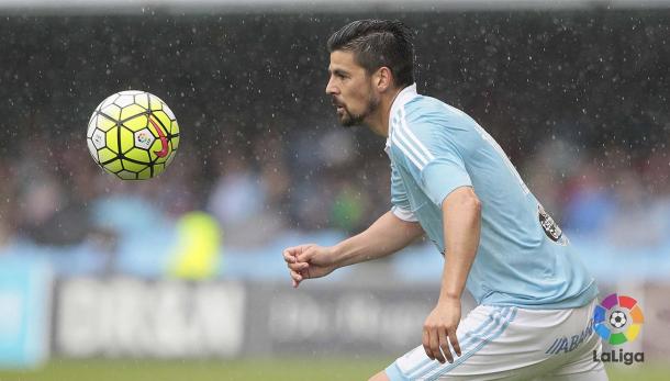 Nolito en su última temporada con la celeste. | Fuente: RC Celta.