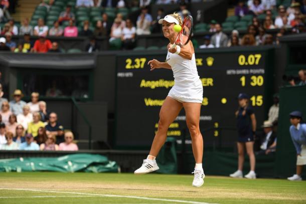 Kerber was in fine form on centre court | Photo: Getty