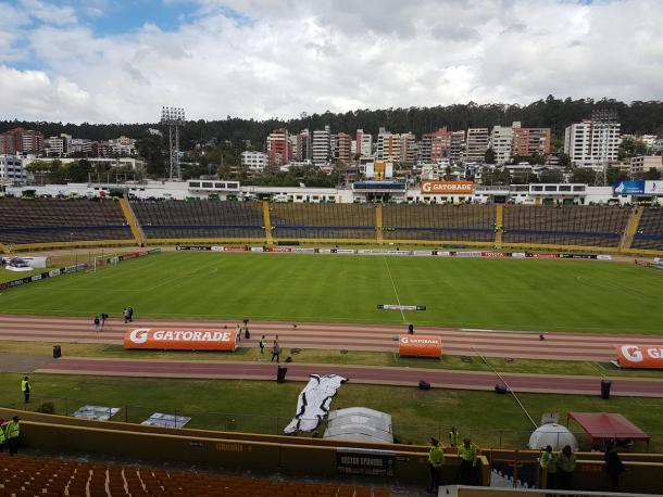 Estadio Olímpico Atahualpa. Foto: @Conmebol