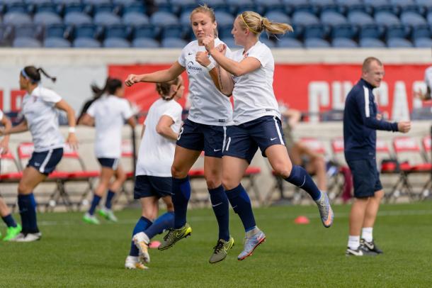 Glaton has impressed with Sky Blue this season (credit: Hofstra Soccer)